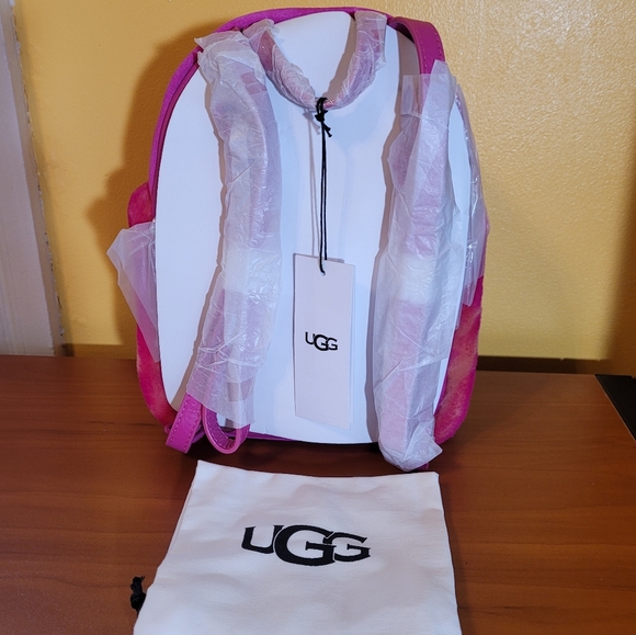 UGG Dannie II Mini Sheepskin Zebra Backback - Picture 6 of 11